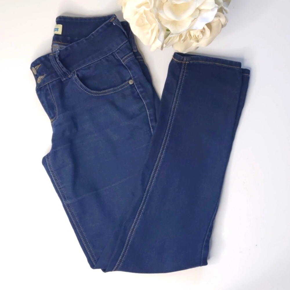 Paris Blues Blue Skinny Jeans High Waisted Size 9